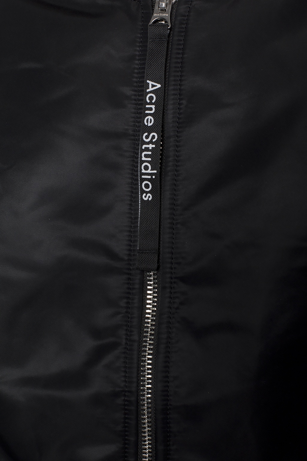 Black Logo-printed insulated jacket Acne Studios - Vitkac Canada